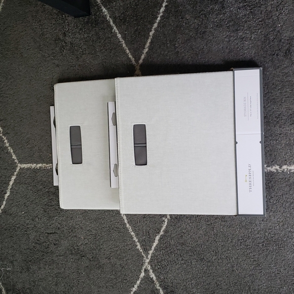 Threshold Other Threshold 3 Inch Storage Bins 2 Off White Poshmark